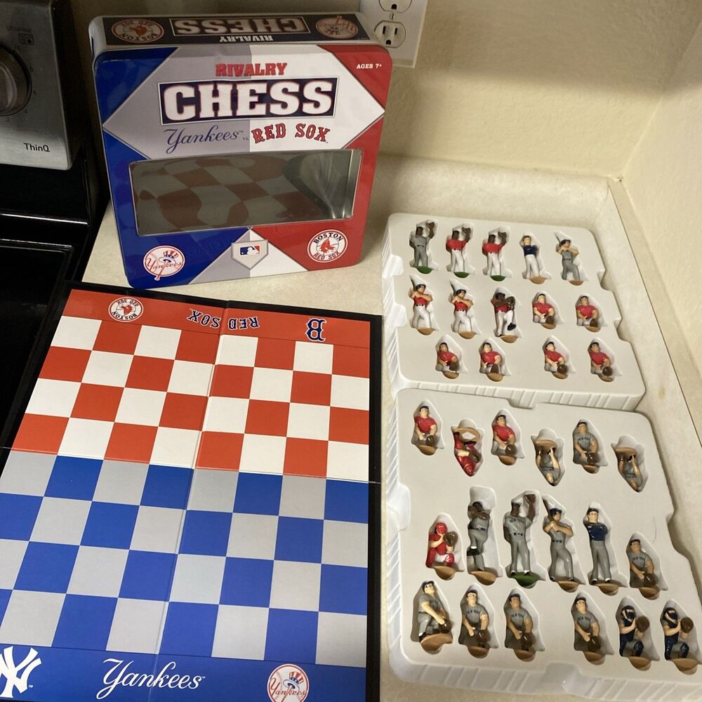 Boston Red Sox vs. New York Yankees Chess Set MLB RIVALRY 2004